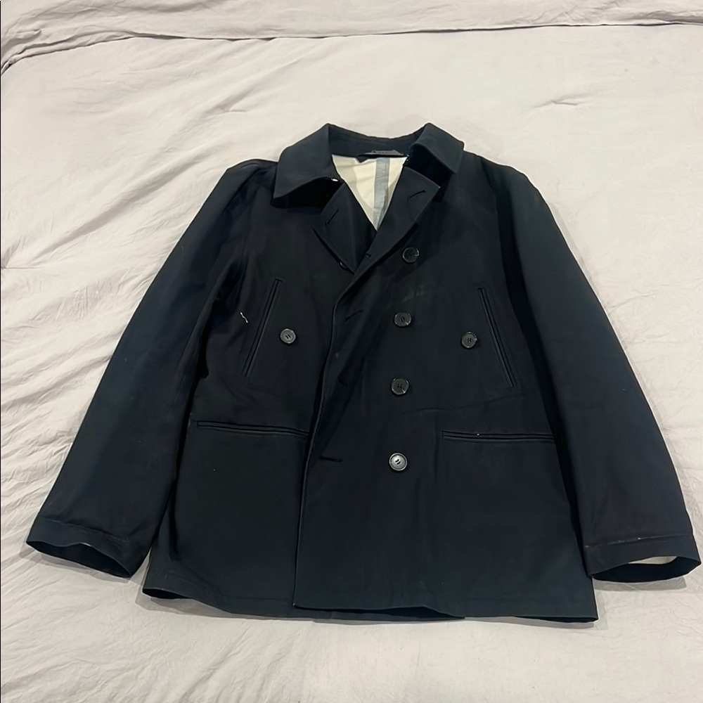 DKNY Men's Classic Black Pea Coat